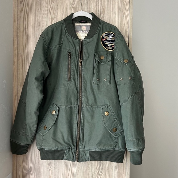 Rothco Harley Davidson Collab Vintage CWU-99E Flight Jacket Bomber Jacket - Picture 1 of 16